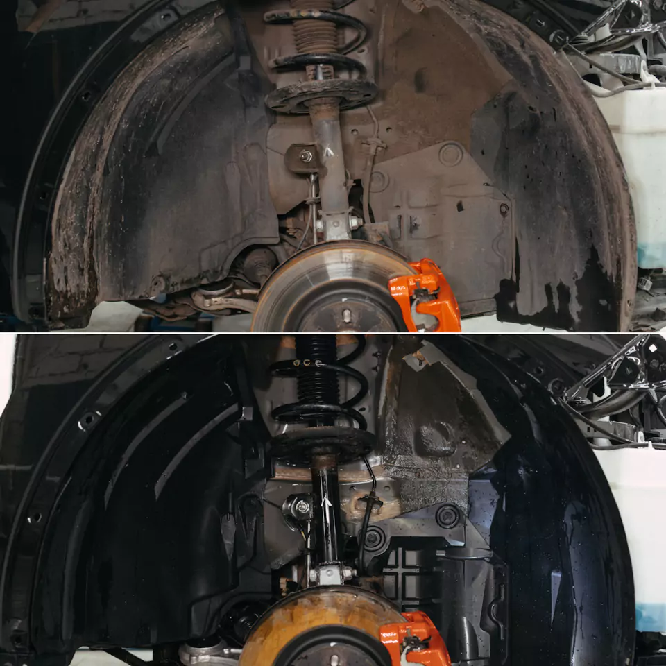 Восстановили Nissan Murano за 1 900 000 рублей! Кузовной ремонт и покраска, антихром, оклейка полиуретаном, окрас дисков и суппортов, комплекс детейлинг-услуг и реставрация кожи